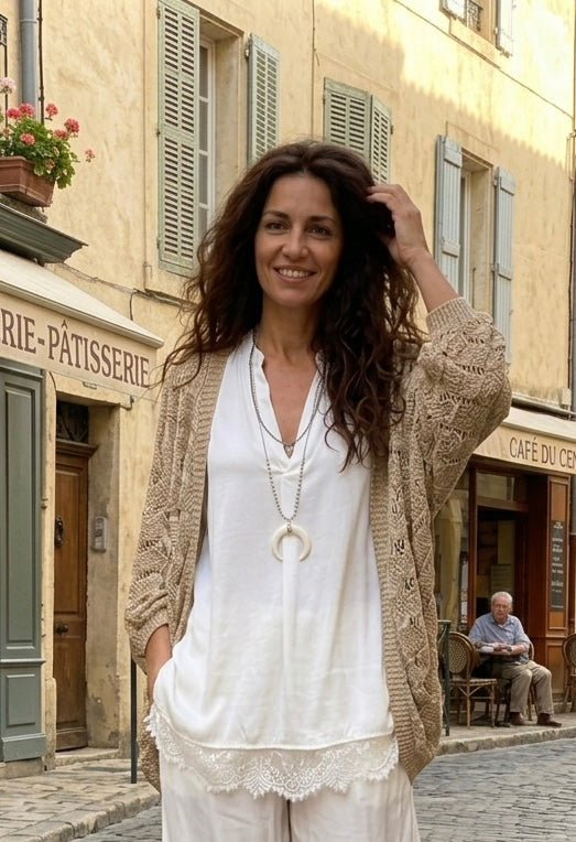 Gilet doré du 40 au 48