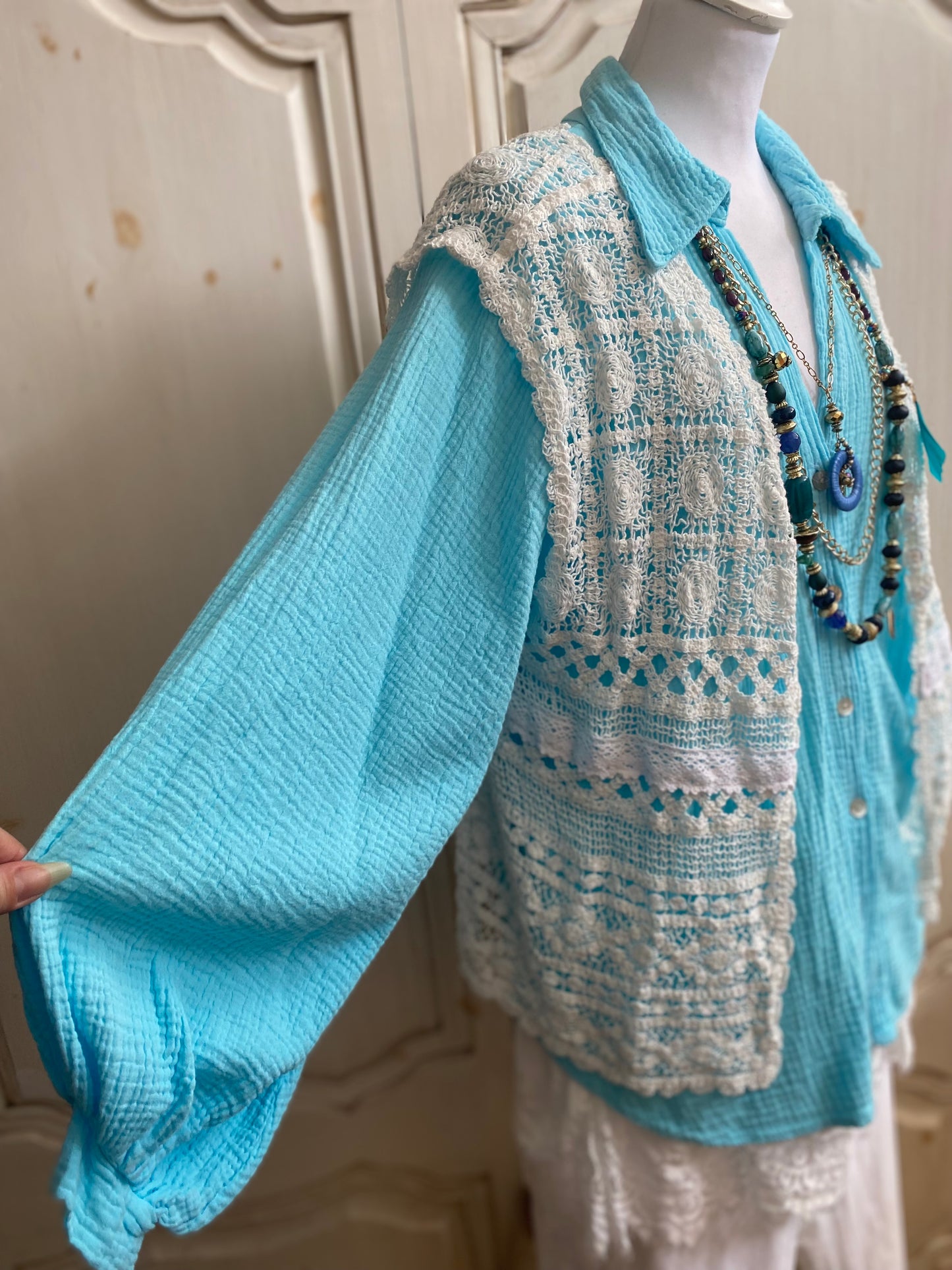 Promo Tenue Azur 5 pieces du 40 au 46 oversize