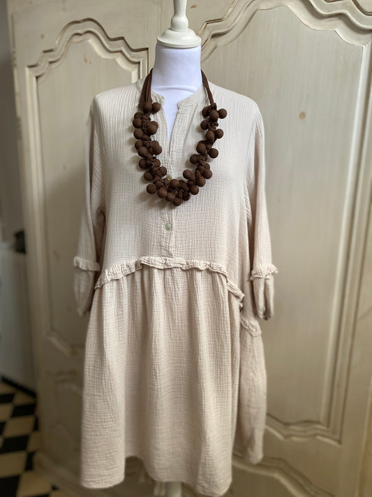 Robe Amelie ficelle du 40 au 50