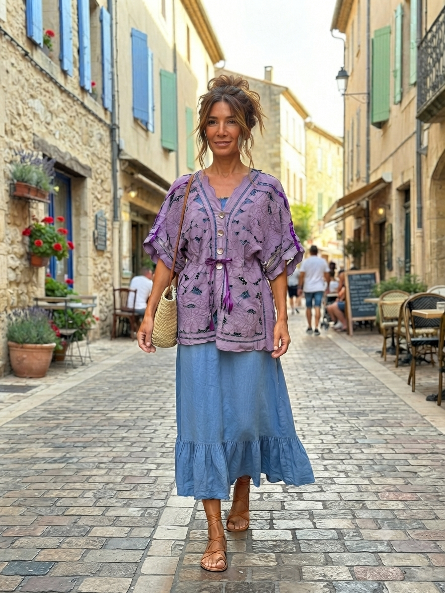 Tunique violetta du 40 au 46+