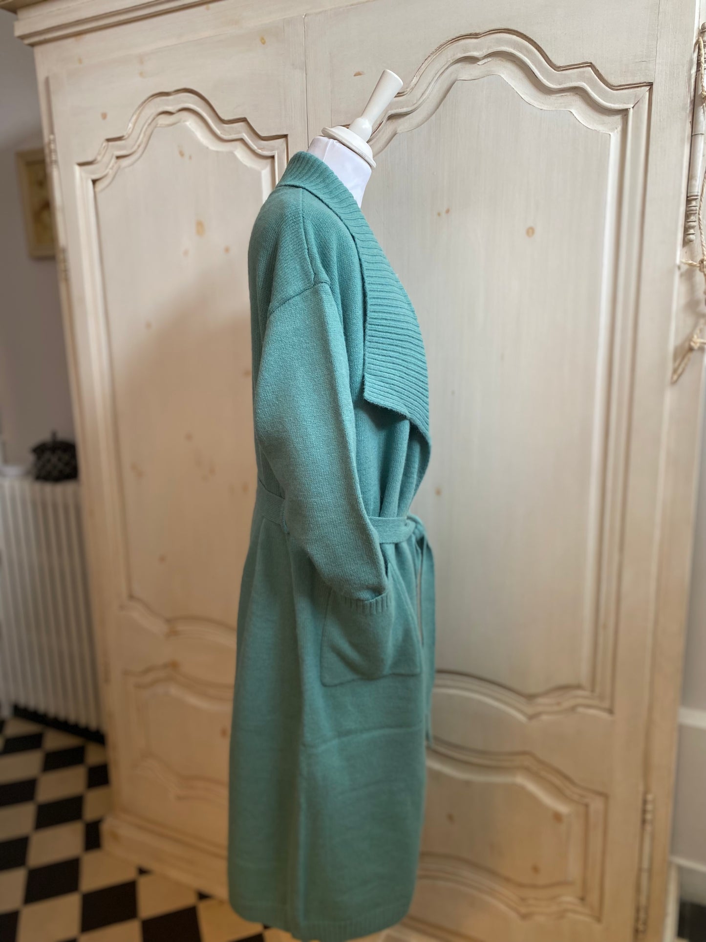 Gilet Céladon Monica du 38 au 46+