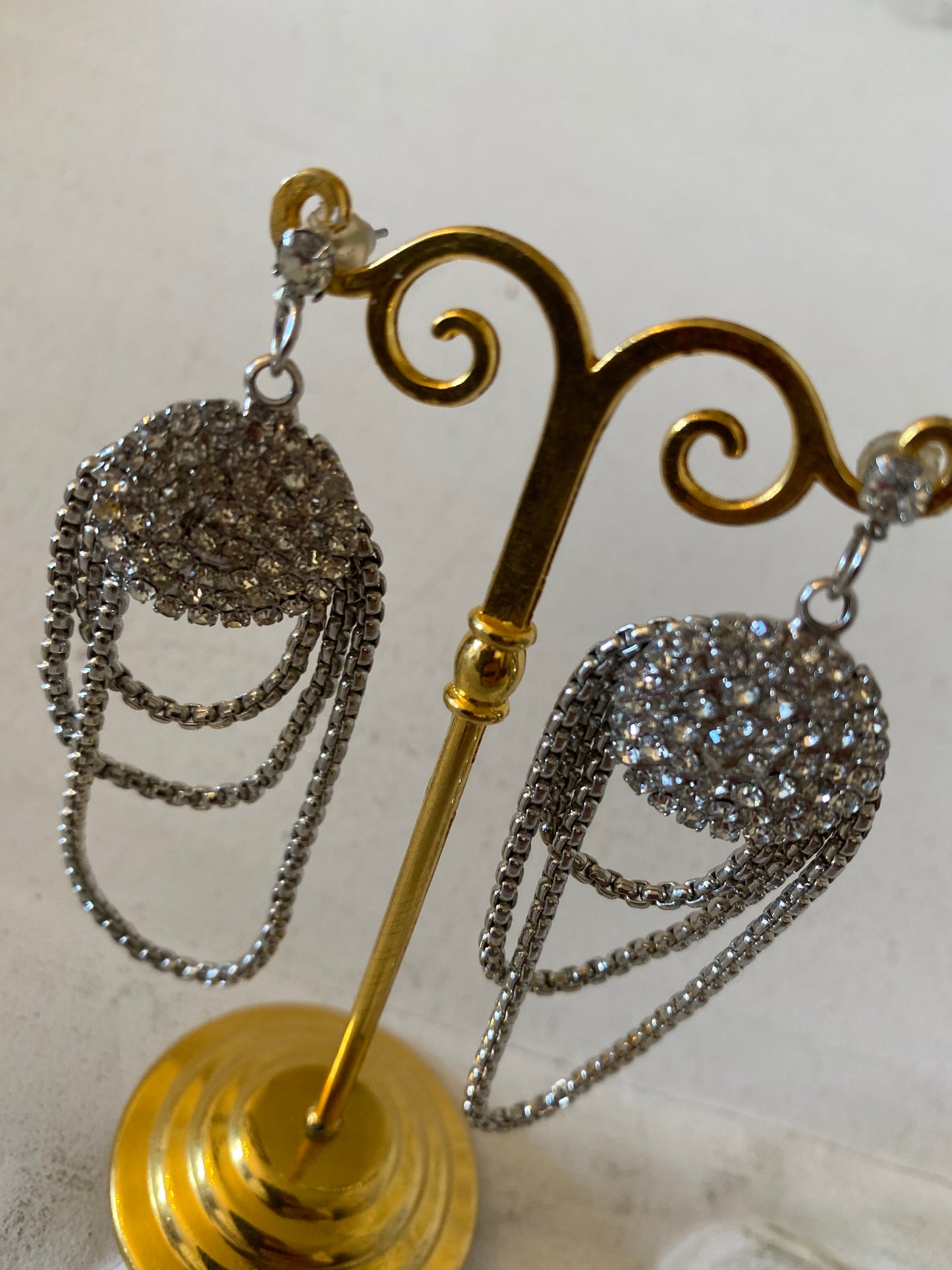 Boucle d’oreille cristale