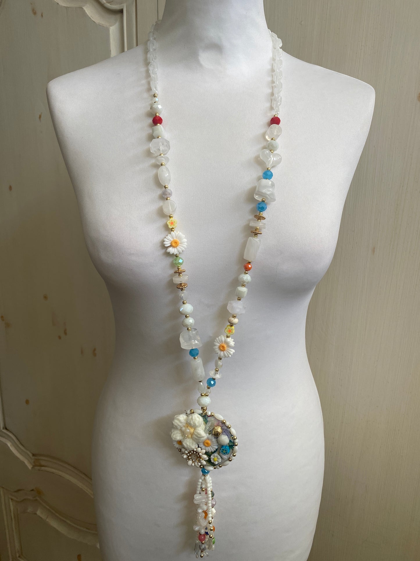 Collier Romance blanc