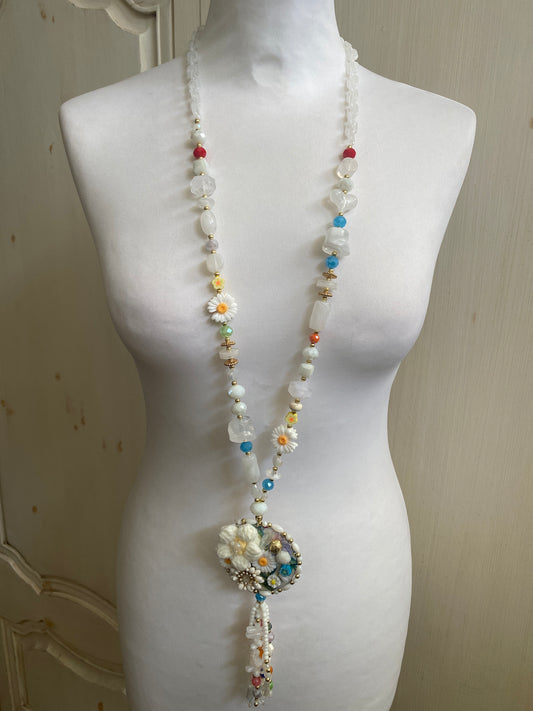 Collier Romance blanc
