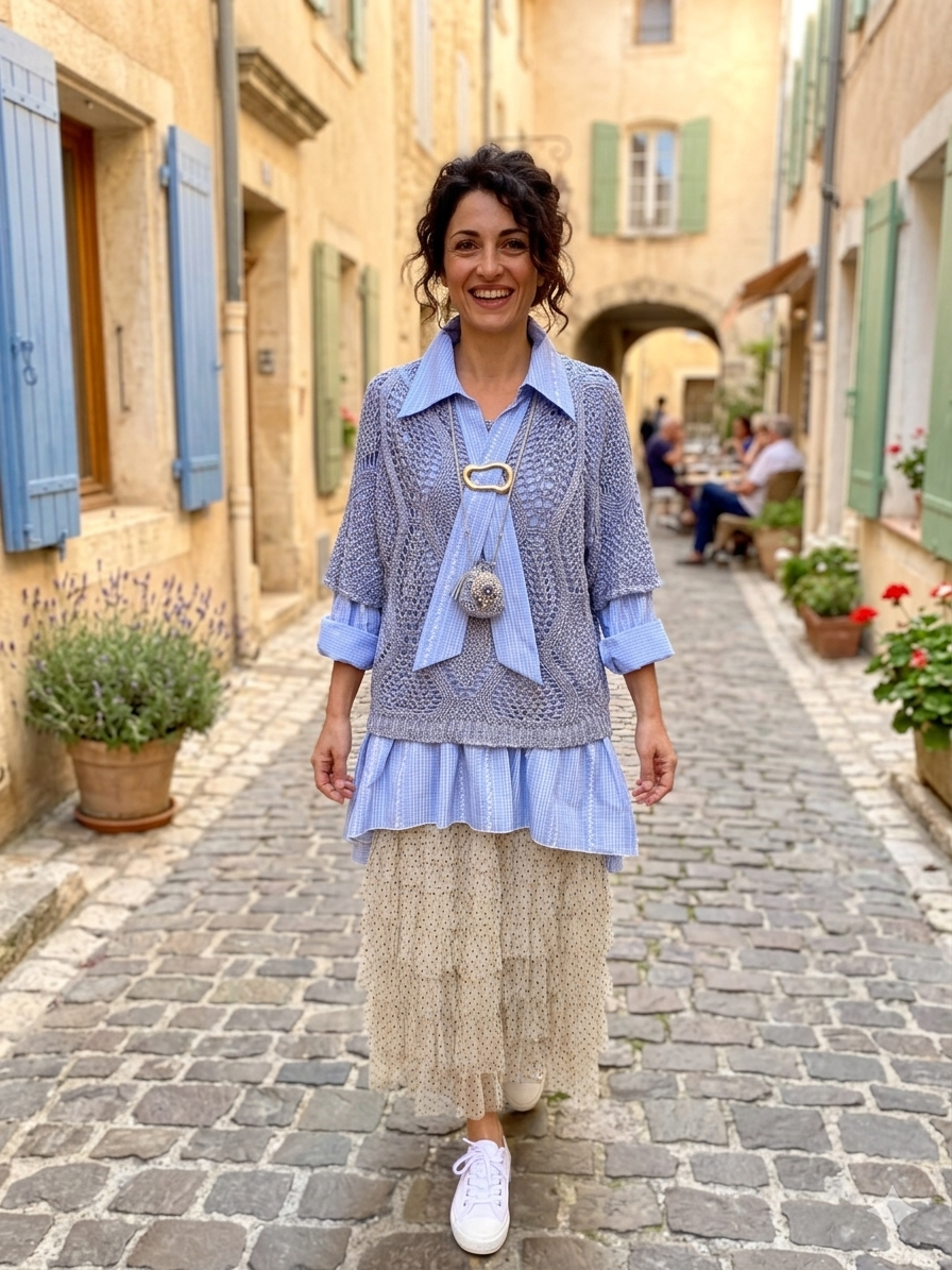 Tenue 4 pieces Cecilia convient du 38 au 46