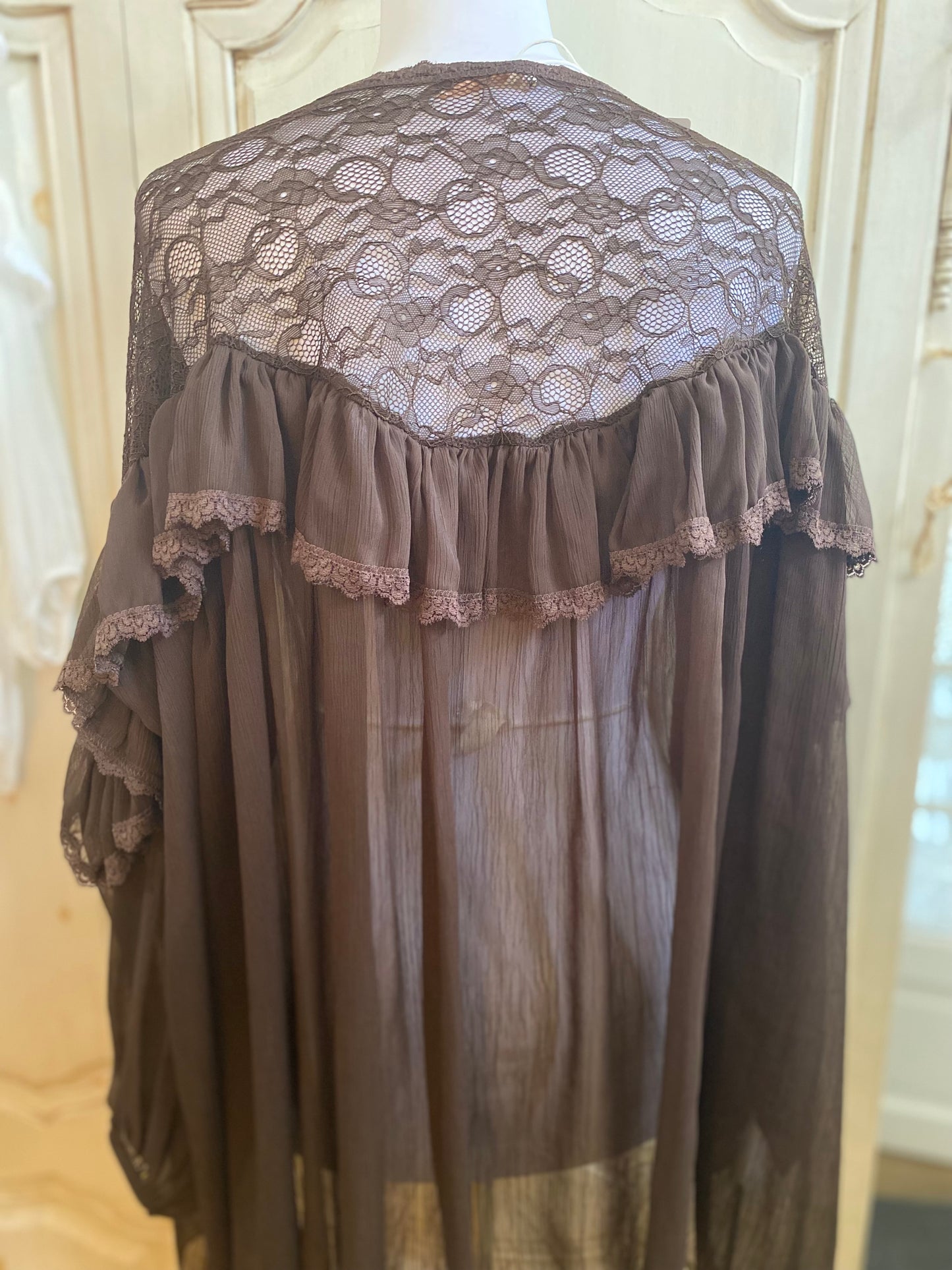 Blouse Nanouchka choco du 42 au 52