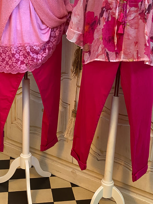 Pantalon fushcia du 42 au 48