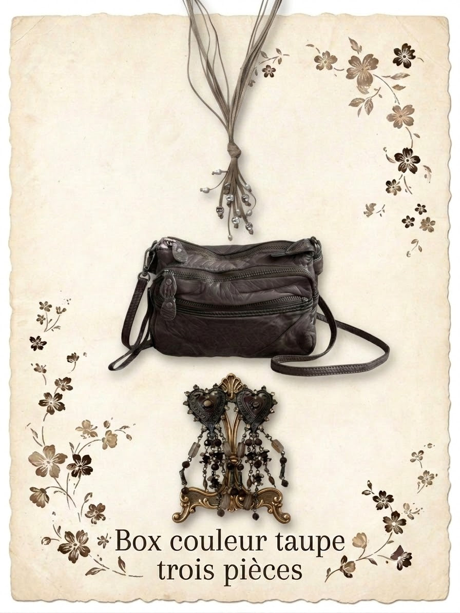 Box Taupe 3 pièces