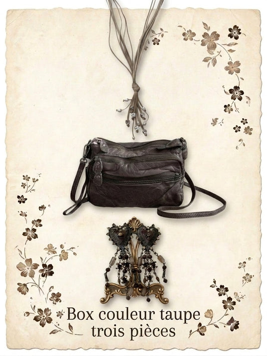 Box Taupe 3 pièces