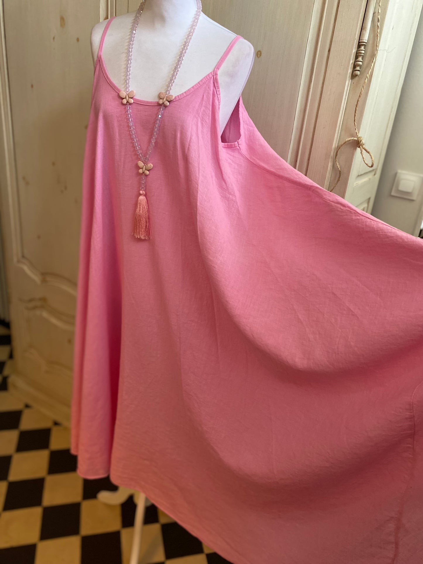 Robe Alisé rose du 42 au 50
