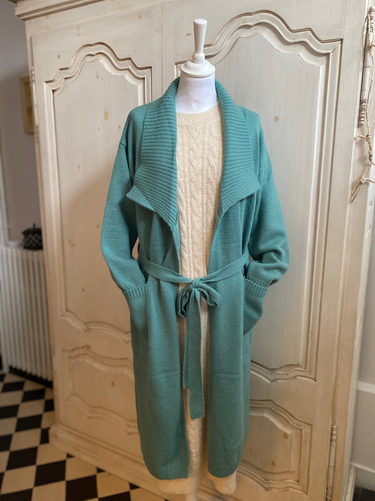 Gilet Céladon Monica du 38 au 46+