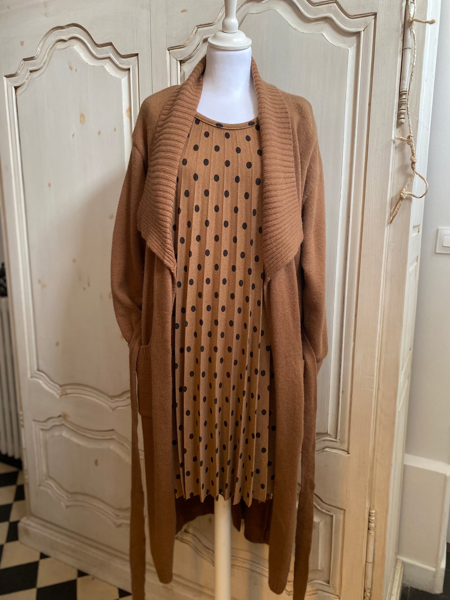 Gilet Camel Monica du 38 au 46+