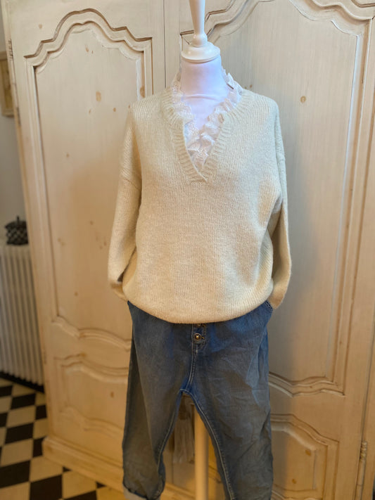 Pull Mathilde convient du 38 au 46/48