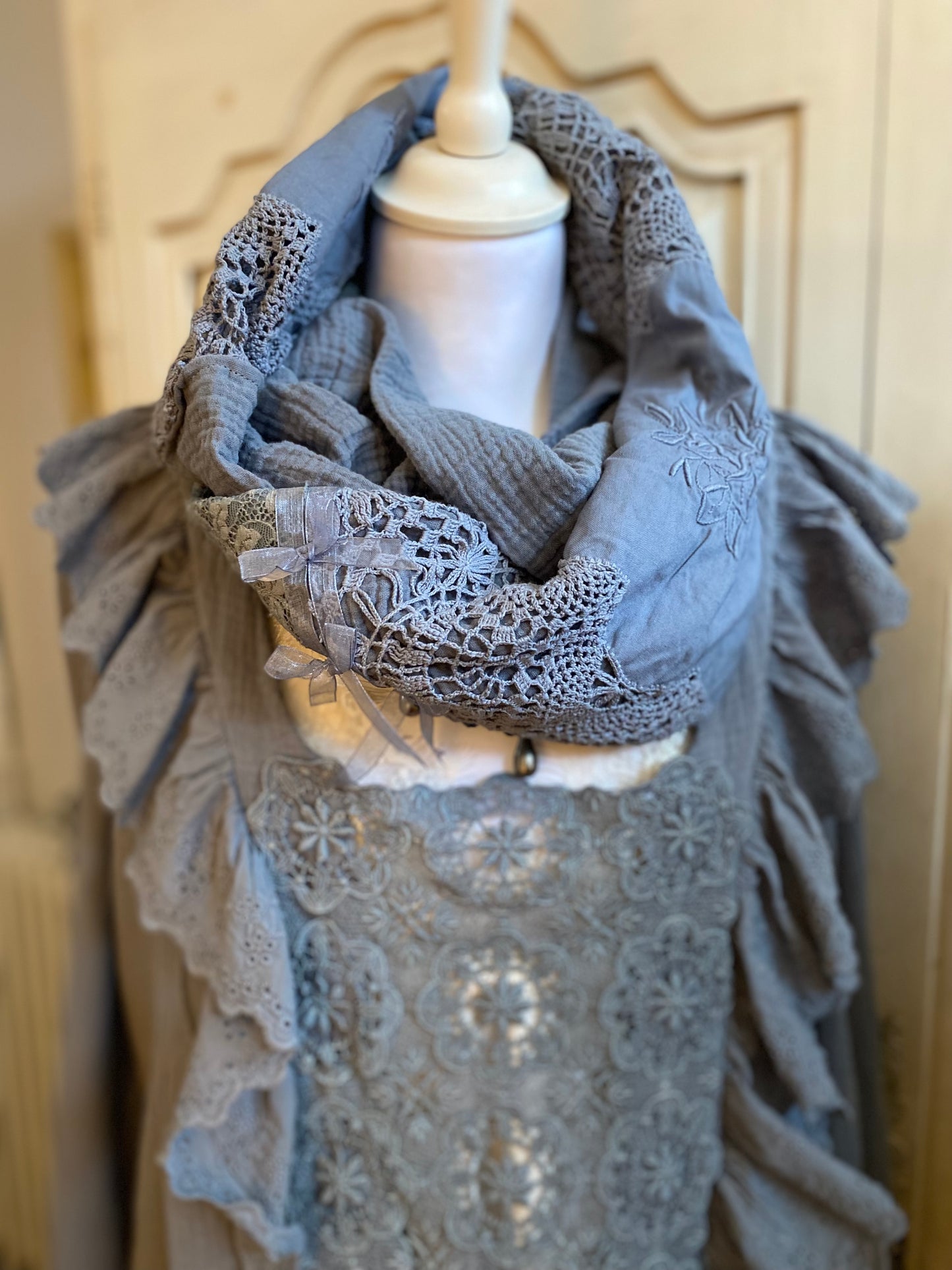Snood bleu jeans