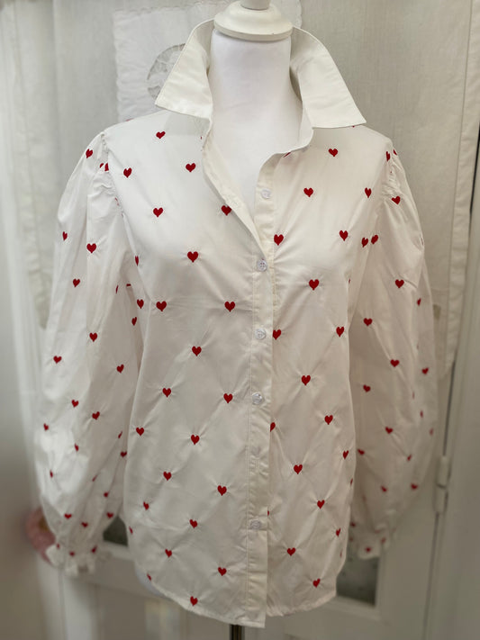 Chemise cœur convient du 44/46