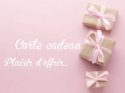 Carte Cadeau à offrir