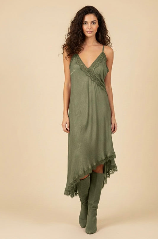 Robe Lou kaki du 42 au 50