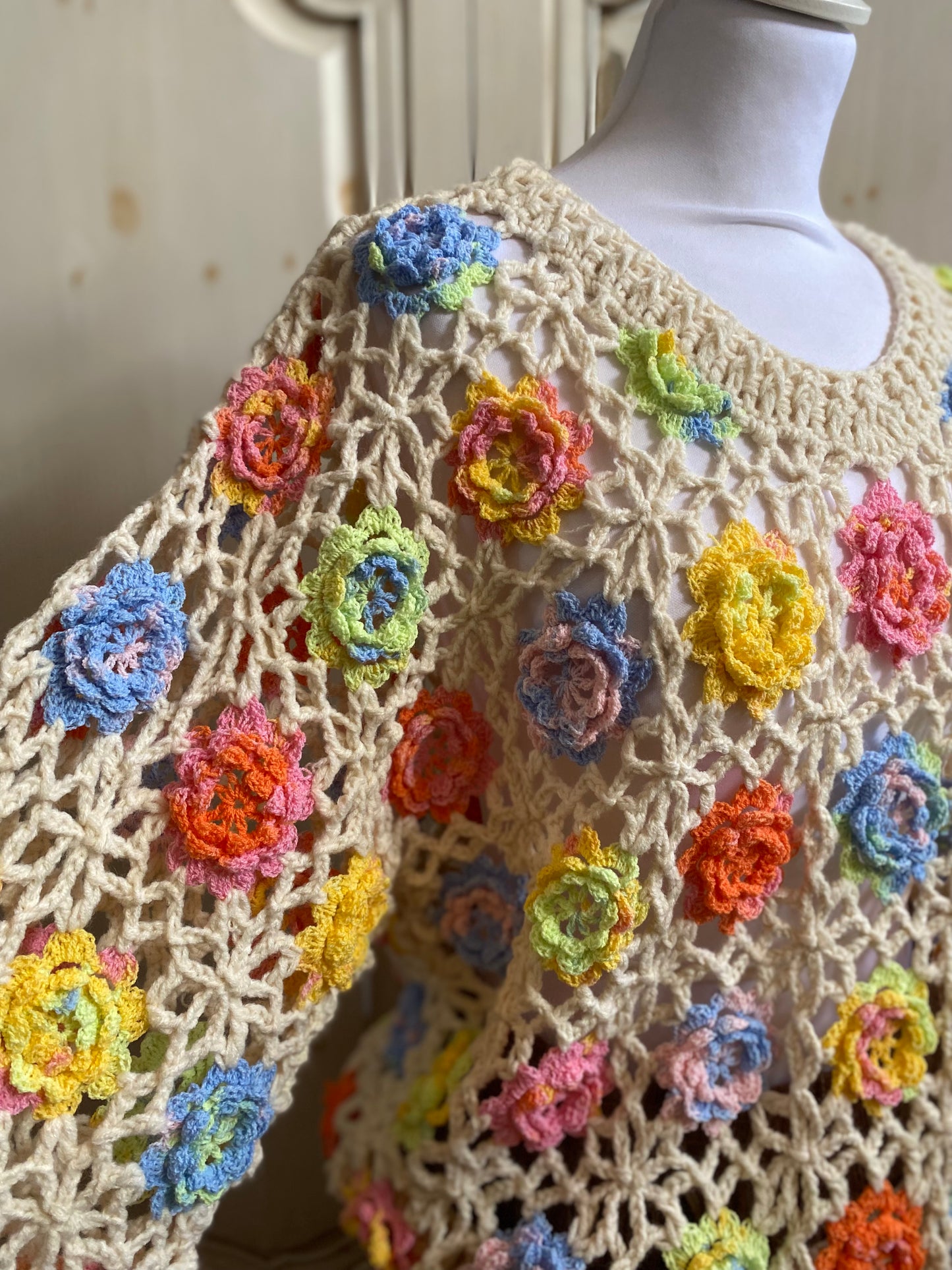 Pull Fleurs du 36 au 46