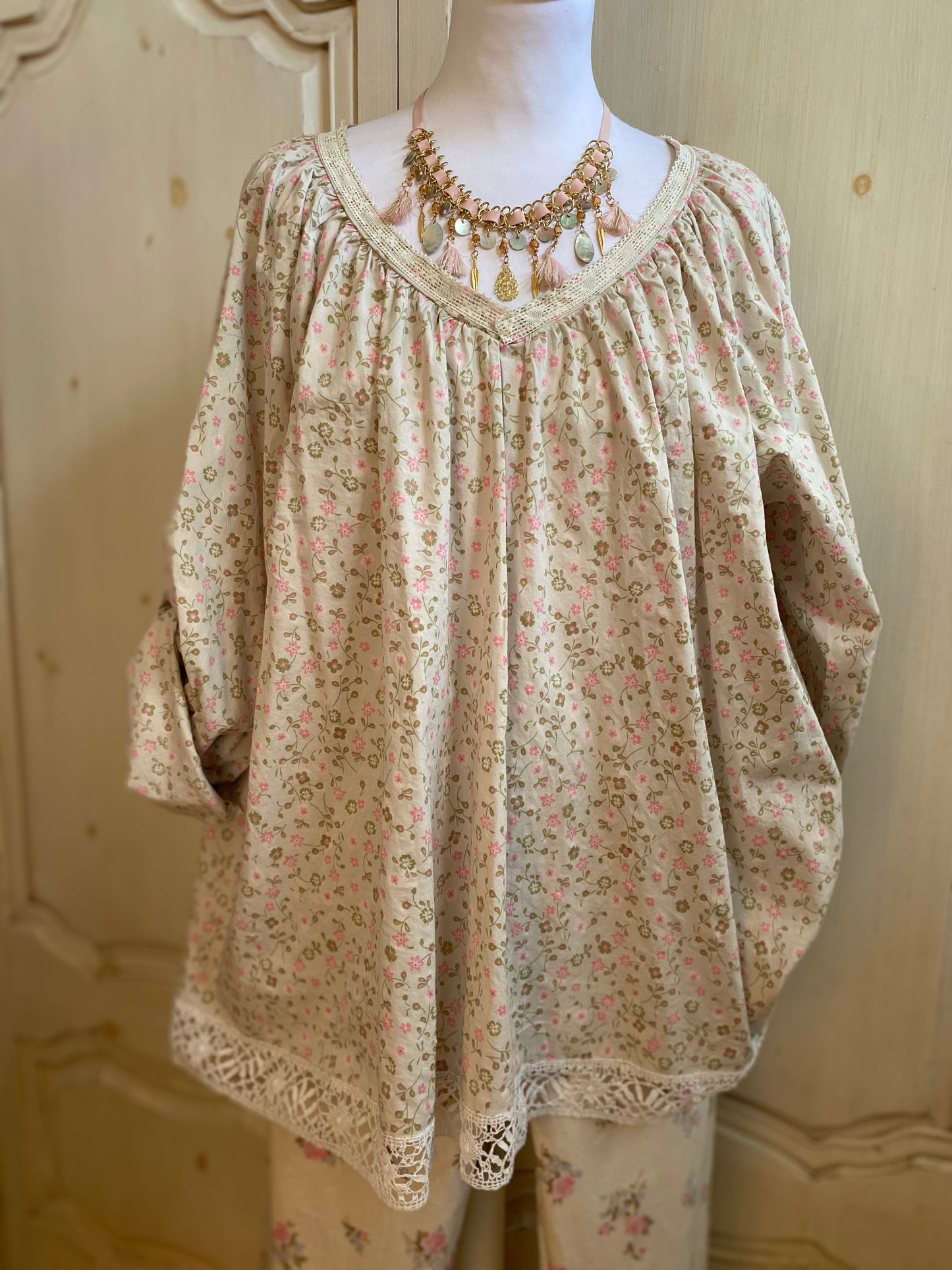 Blouse Liberty ficelle convient du 40 au 48
