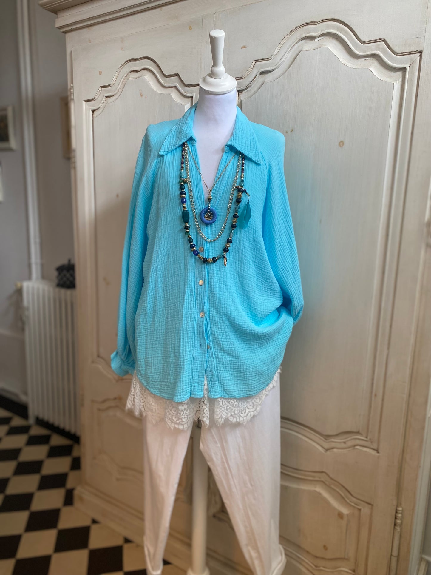 Promo Tenue Azur 5 pieces du 40 au 46 oversize