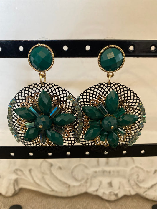 Boucles mandala vert