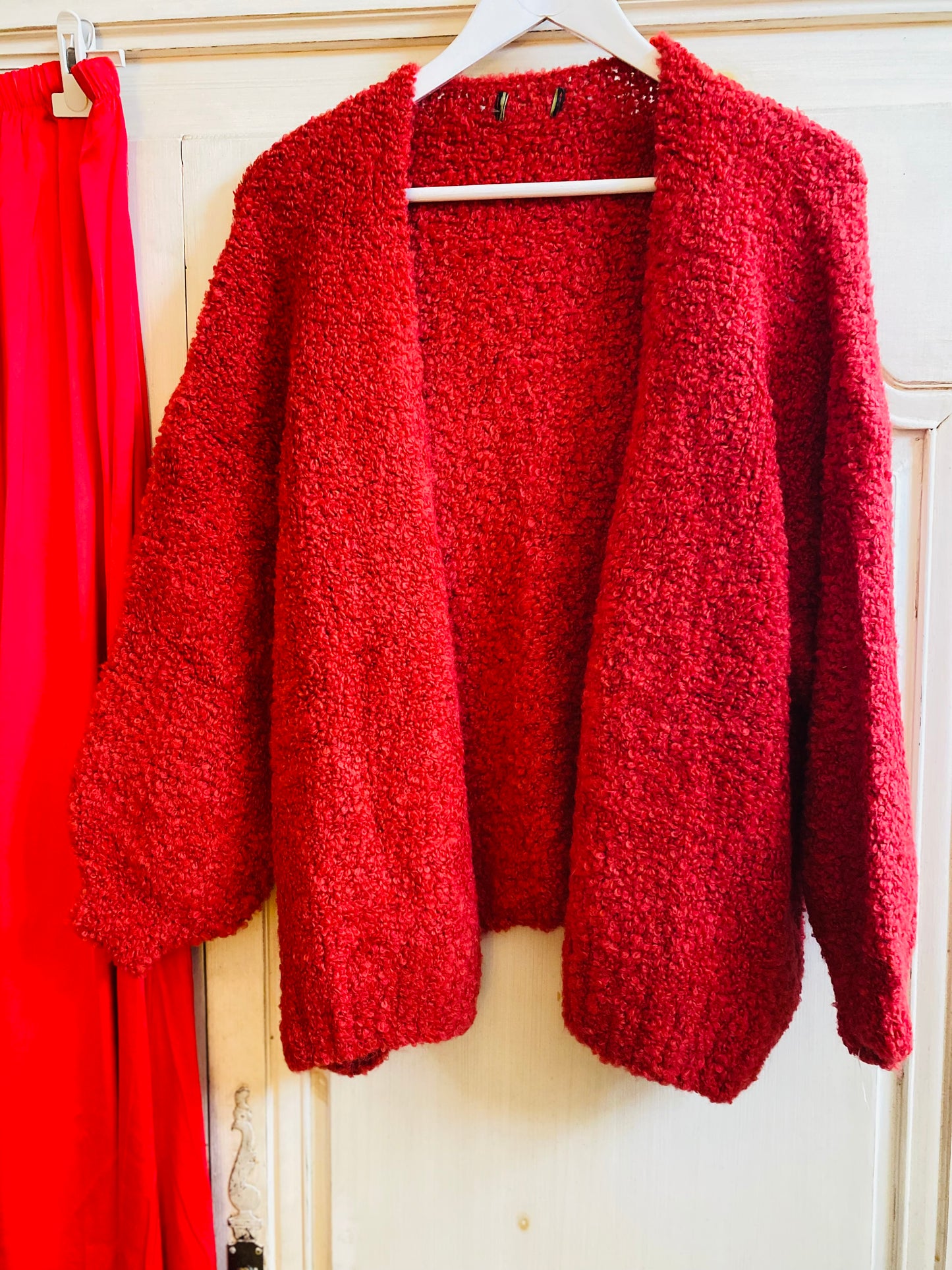 Gilet, corail intense du 40 au 46