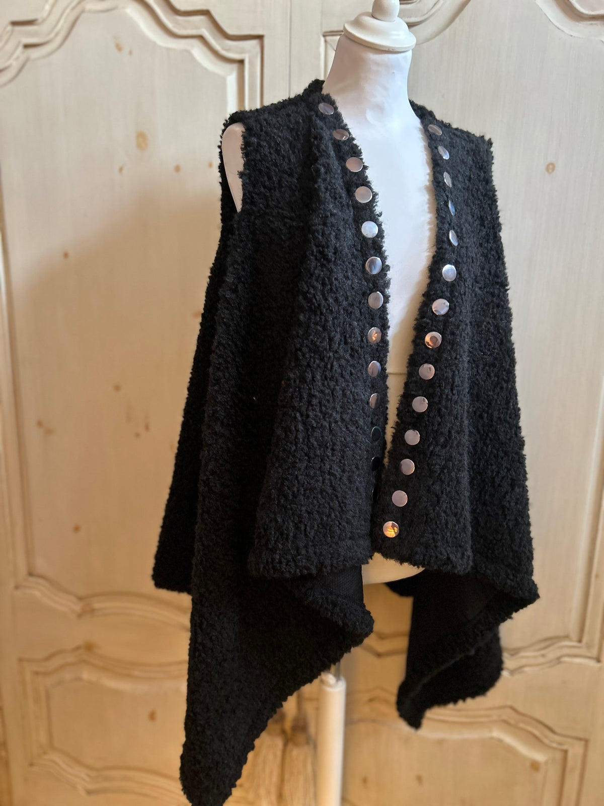 Gilet Edith noir du 40 au 48
