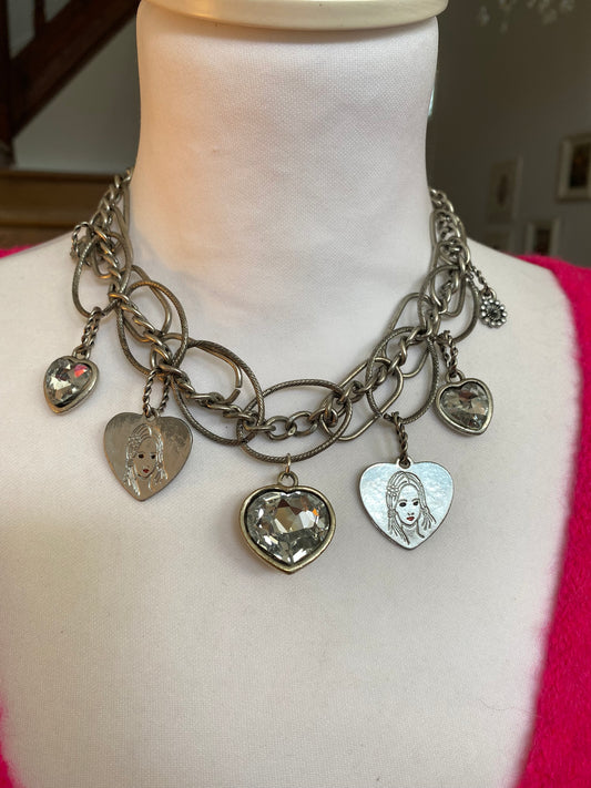 Collier argenté Chance