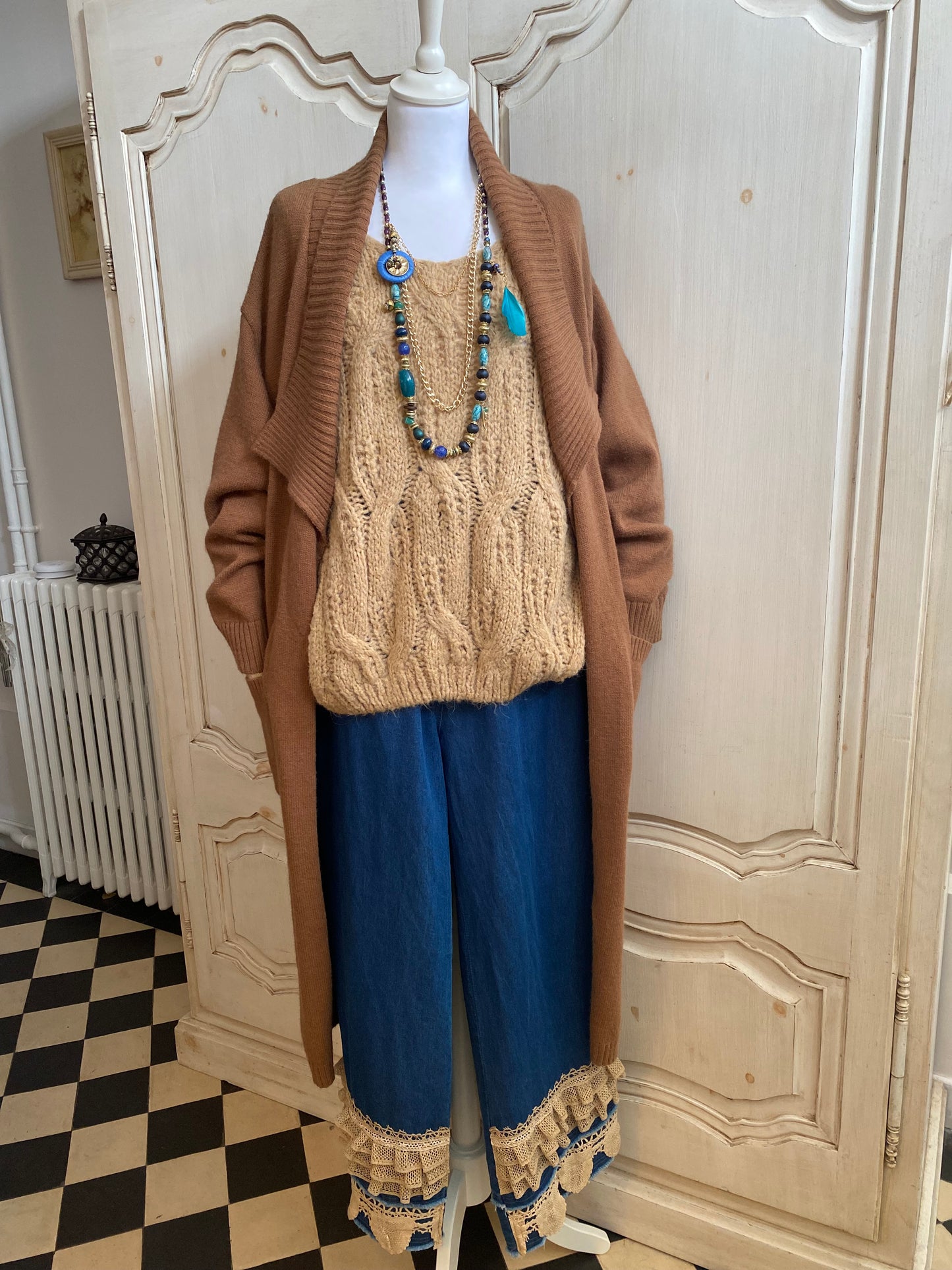 Promo -10% Tenue 4 pieces Camelia du 40 au 46+